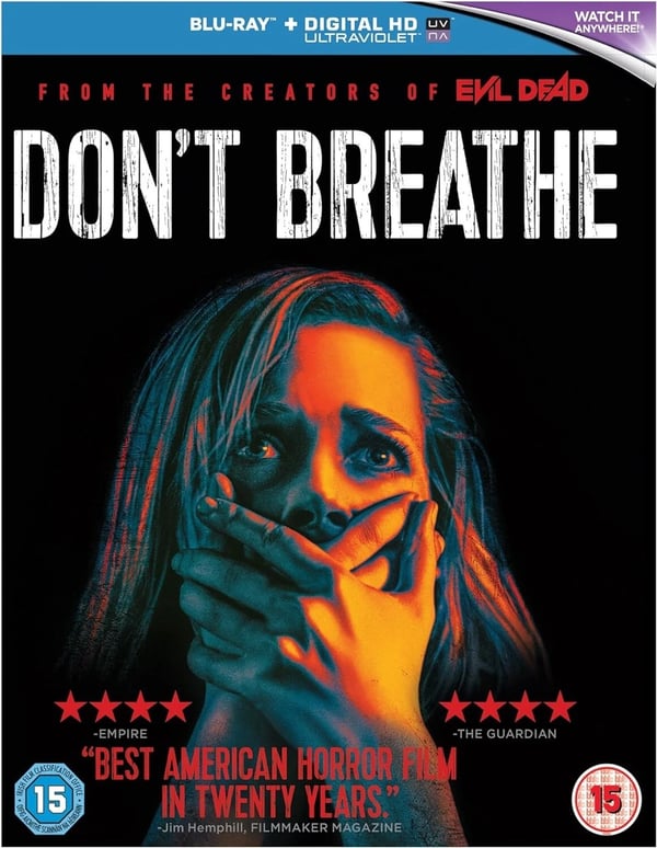 DON'T BREATHE Part 1 Movie Film Blu Ray Brand breath Original Rel Brand New