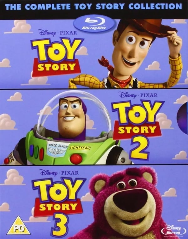 TOY STORY TRILOGY 13 Blu Ray PART 1 2 3 TRIPLE MOVIE FILM Original Releas R2 Brand New