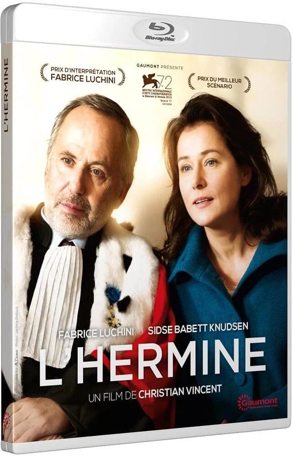 L'hermine (Bluray) Fabrice Luchini Sidse Babett Knudsen Christian Vincent Brand New
