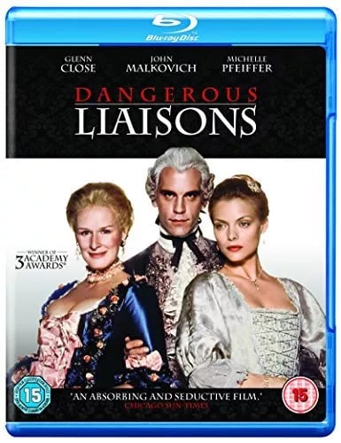 Dangerous Liaisons [Bluray] [1988] [DVD][Region 2] Brand New