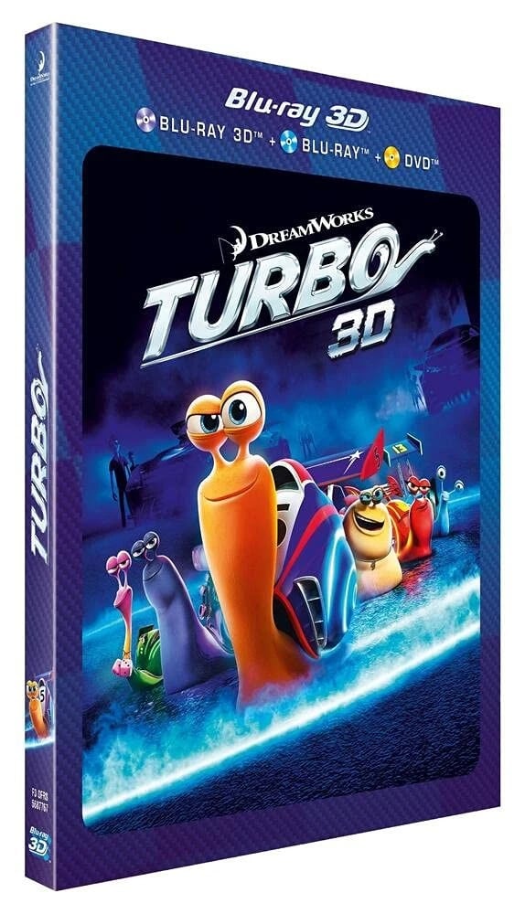 TURBO BD (Bluray) Ryan Reynolds Paul Giamatti David Soren Michael Peña Brand New