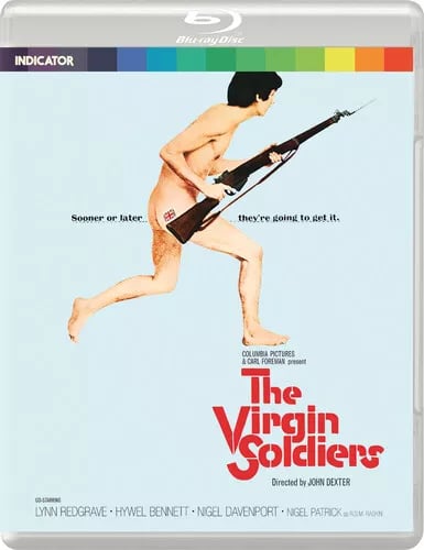 The Virgin Soldiers Bluray (2024) Hywel Bennett, Dexter (DIR) cert 15 Brand New