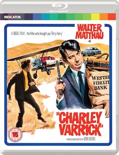 Charley Varrick BLURAY (2018) Walter Matthau, Siegel (DIR) cert 15 Brand New