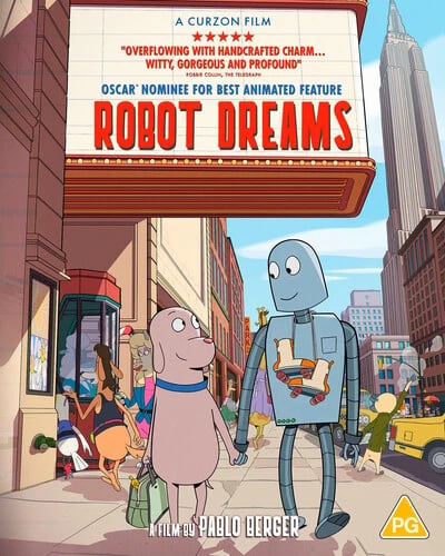 Robot Dreams Bluray (2024) Pablo Berger cert PG Brand New