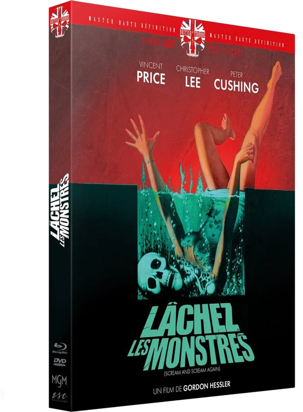 Lâchez les monstres !! scream and scream again (Bluray) Vincent Price Brand New