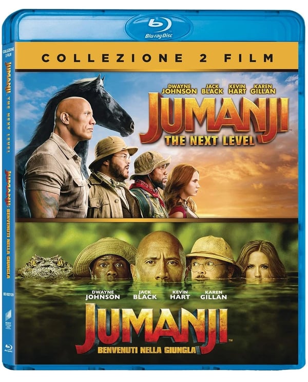 Jumanji: The Next Collection (2 BluRay) (Bluray) Gillan Hinkle Kasdan Jake Brand New