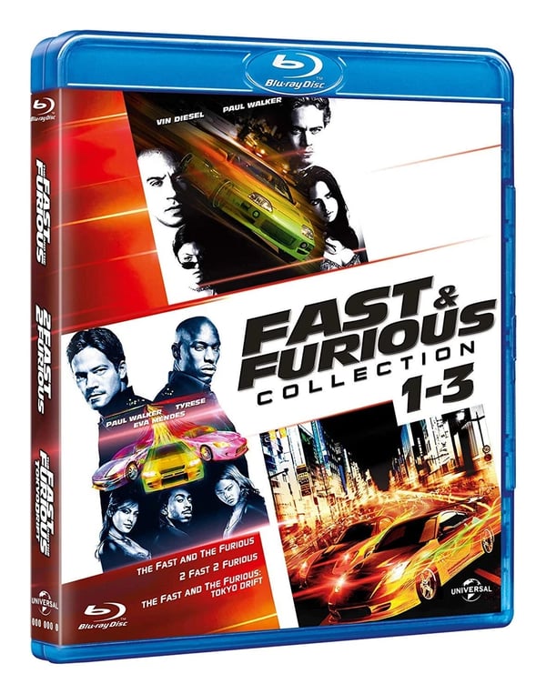 Fast & Furious 13 :Tuning Coll. ( Box 3 Br) (Ff+Ff2+Ff3) (Bluray) Rob Cohen Brand New