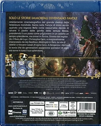 la bella e la bestia blu_ray Italian Import [Region Free] [Bluray] DVD Brand New