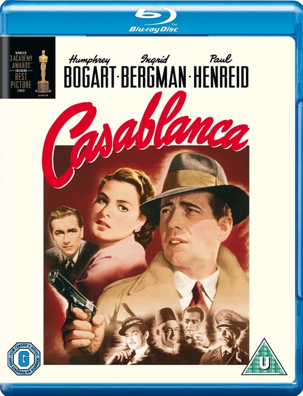 Casablanca (Bluray) Humphrey Bogart Ingrid Bergman Brand New