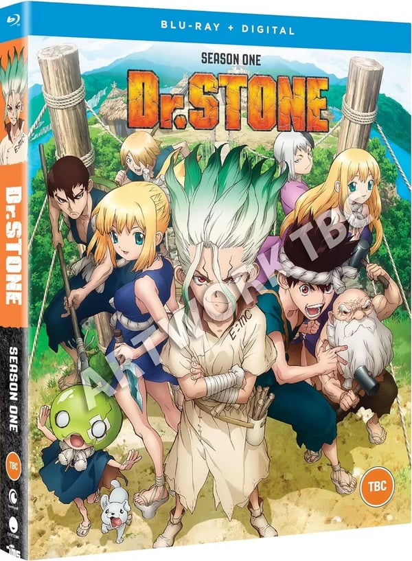 Dr. Stone Season 1 Complete Bluray Free Digital Copy Brand New