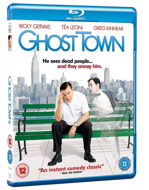 Ghost Town (DVD) Ricky Gervais Greg Kinnear Téa Leoni Brand New