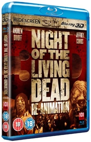 Night of the Living Dead 3D Reanimation BluRay (2012) Andrew Divoff, Brand New