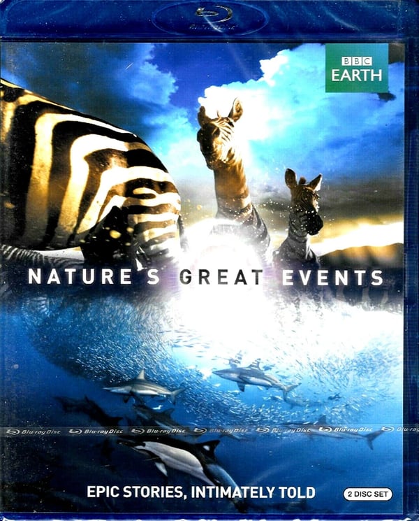 NATURE'S GREAT EVENTS BBC EARTH (Bluray, 2009, 2Disc Set) Brand New