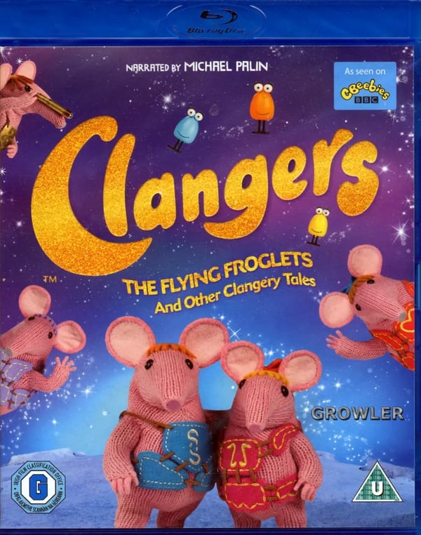 CLANGERS BBC TV SERIES BLURAY MUSIC SONG FUN DANCE CHILDREN PRE SCHOOL FAMILY Brand New