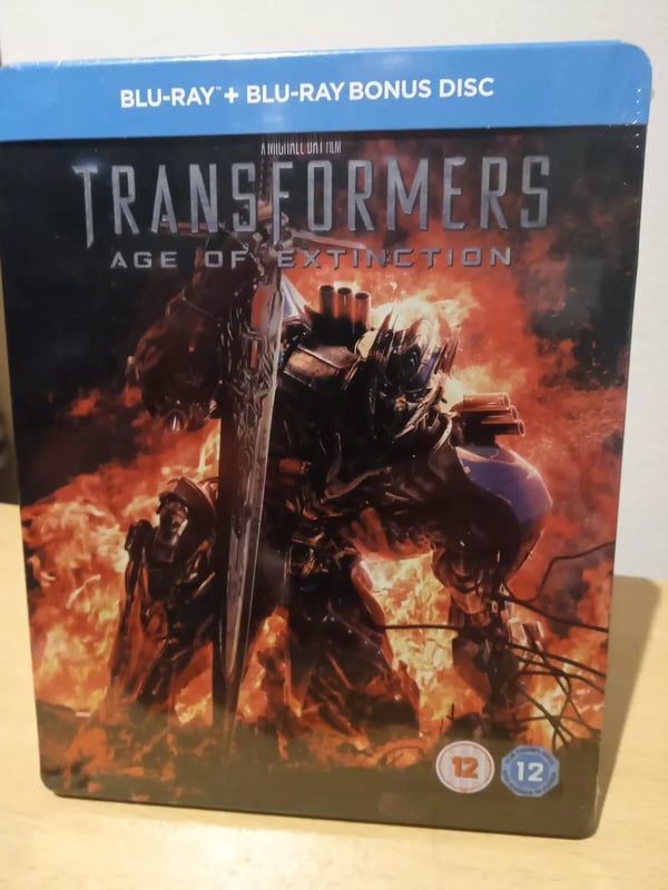 Transformers Age Of Extinction Blu Ray Steelbook Brand New