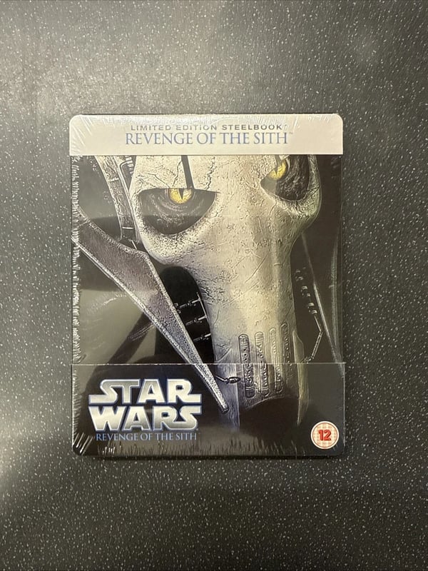 STAR WARS EPISODE 3 III REVENGE OF THE SITH BLU RAY STEELBOOK MINT Brand New STAR WARS EPISODE 3 III REVENGE OF THE SITH BLU RAY STEELBOOK MINT Brand New