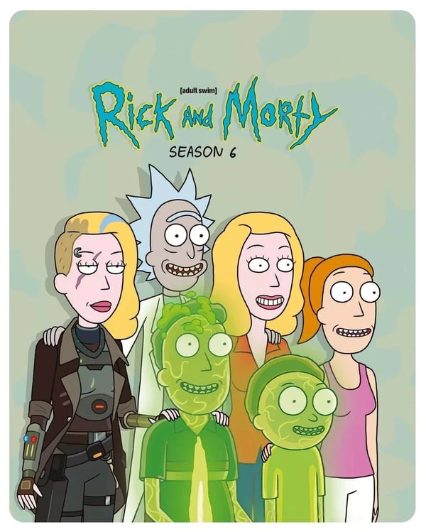Rick and Morty: Season/Series 6 Steelbook Bluray Region Free Brand New