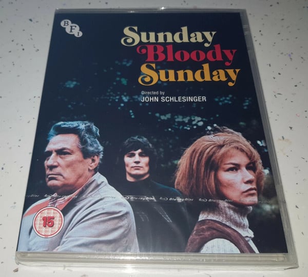 Sunday Bloody Sunday 1971 Blu Ray BFI Glenda Jackson Brand New