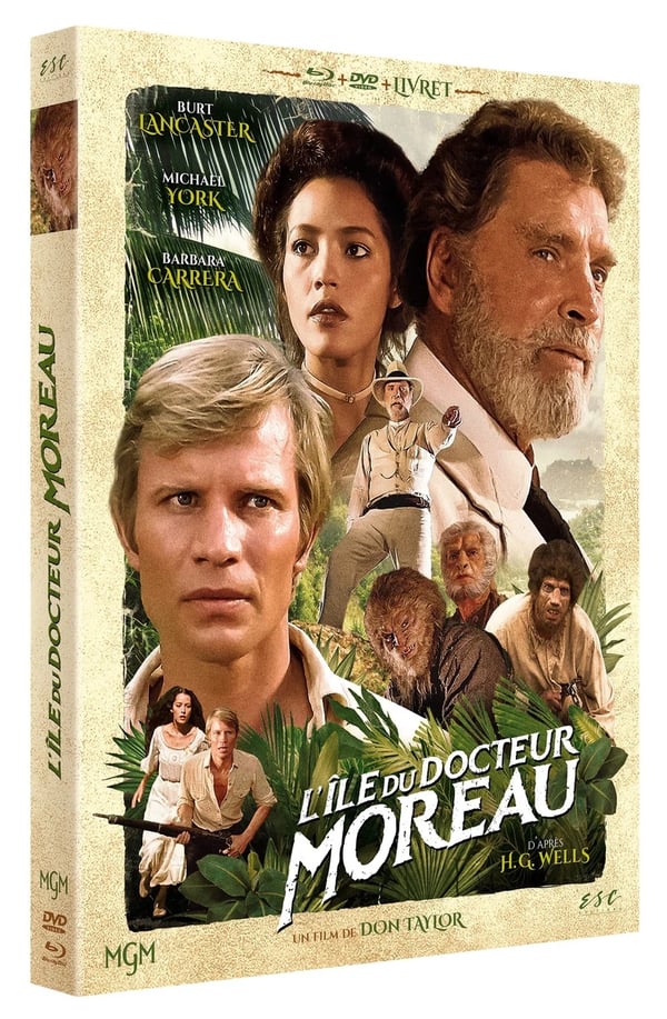 L'Ã?®le du docteur moreau (Bluray) Burt Lancaster Michael York Don Taylor Brand New
