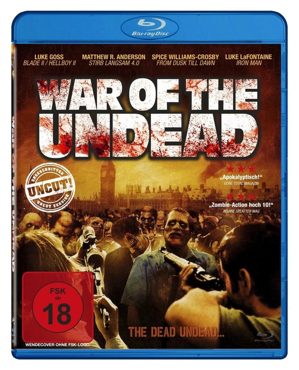 War Of The Undead (Bluray) (FSK 18) (Bluray) Cameron Goodman Le Goss Brand New