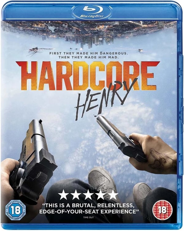 HARDCORE HENRY Bluray Haley Bennett Sharlto Copley FANTASY Movie Film R Brand New