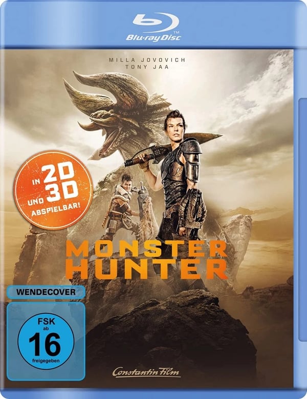 Monster Hunter (Bluray) Jovovich Milla Jaa Tony T. I. Good Meagan Boneta Diego Brand New
