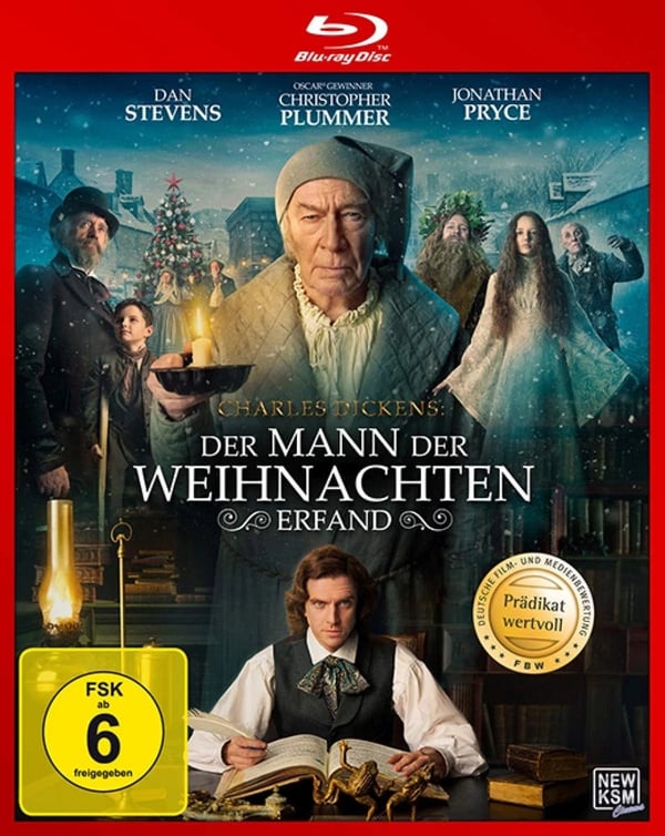 Charles Dickens Der Mann der Weihnachten erfand (Bluray) Stevens Dan Plummer Brand New
