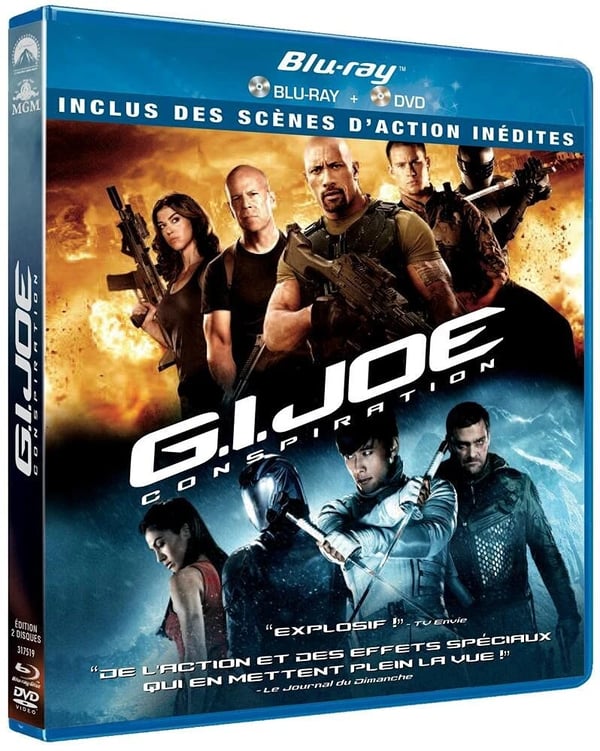 G.I. joe 2 : conspiration (Bluray) Channing Tatum Bruce Willis Jon Chu Brand New
