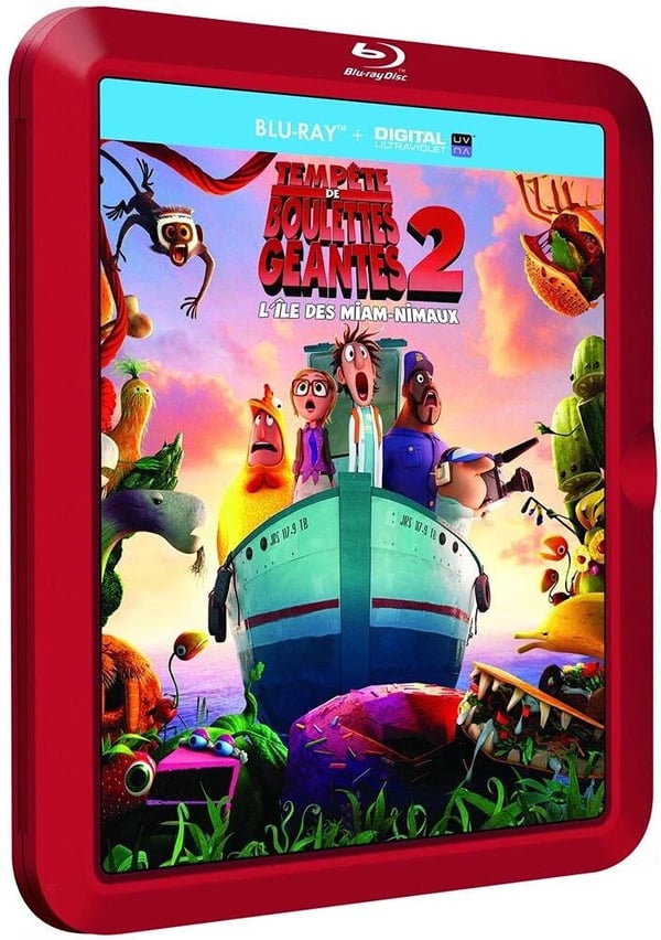 TempÃªte de boulettes gÃ©antes 2 : l'Ã?®le des miamnimaux (Bluray) Bill Hader Brand New