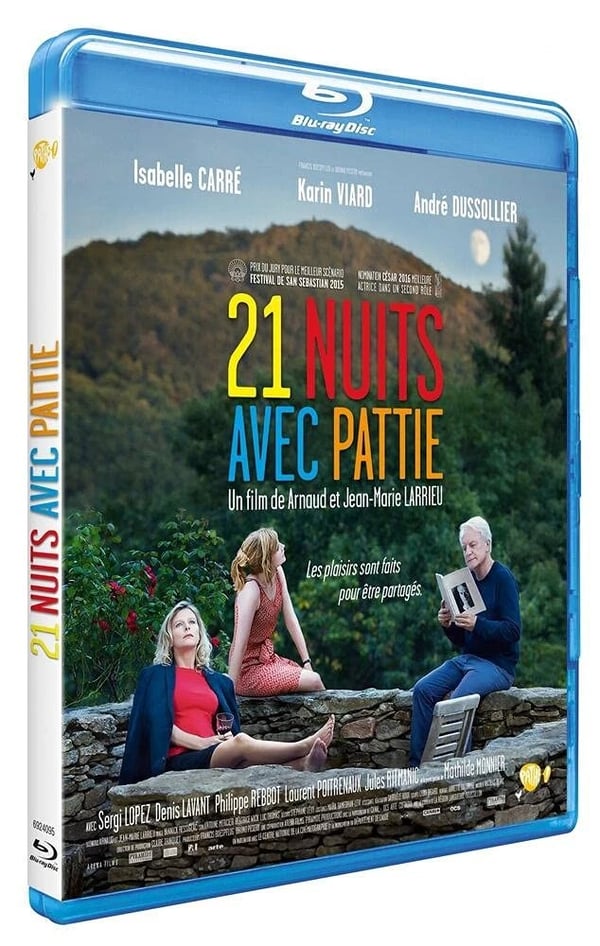 21 nuits avec Pattie (Bluray) Andre Dussollier Isabelle Carre Arnaud Larrieu Brand New