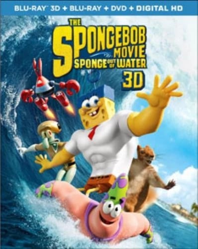 SPONGEBOB SQUAREPANTS: THE SPONGEBOB MOVIE SP Region free Blu Ray 3D . Brand New