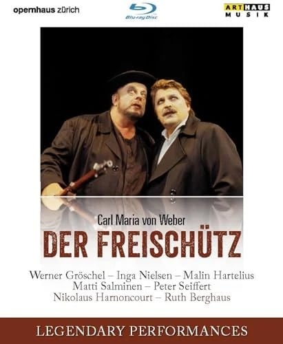 Der Freischutz Zurich Opera House Harnoncourt Bluray S4z Brand New