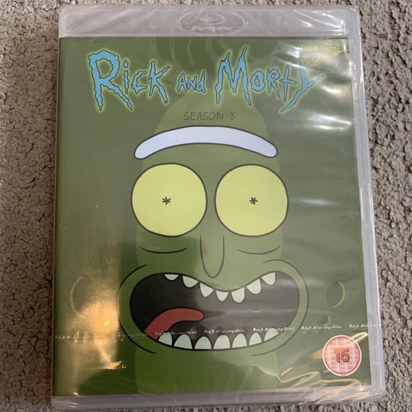Rick & Morty Season 3 Complete (Bluray, 2018) Brand New
