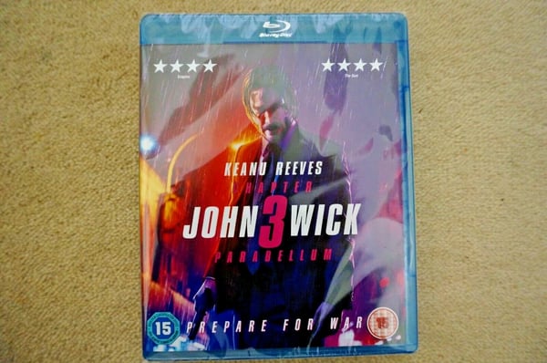 BLURAY JOHN WICK 3 PARABELLUM STOCK Brand New