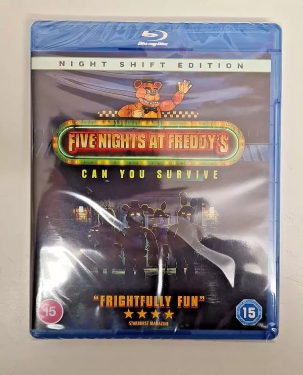 BLURAY FIVE NIGHTS AT FREDDIE`S STOCK Brand New