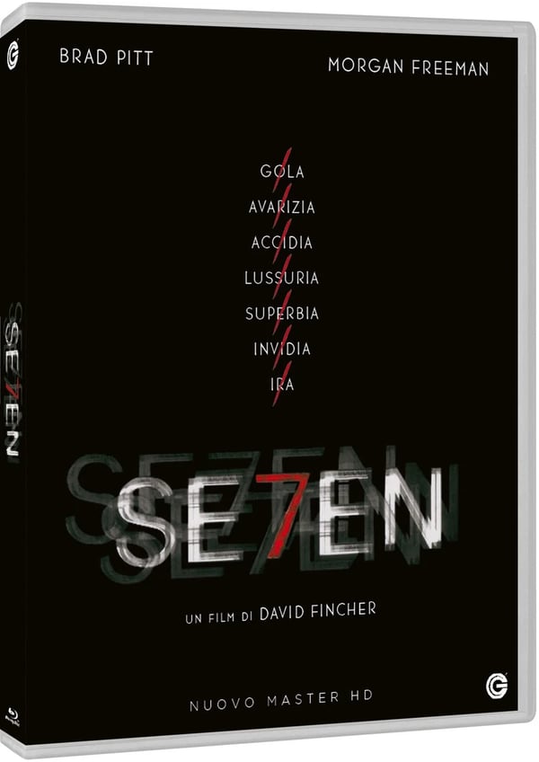 Seven (Bluray) Pitt Freeman Paltrow Mcginley Spacey Fincher David Brand New
