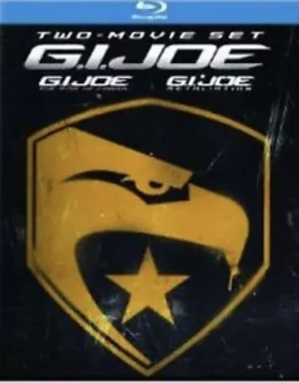 G.I. Joe: The Rise of Cobra/ Retaliation Double Pack (Bluray) Channing Tatum Brand New