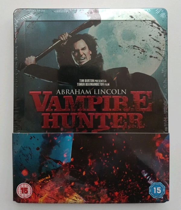 Abraham Lincoln Vampire Hunter Steelbook Bluray Brand New