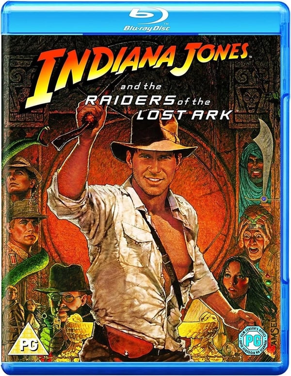INDIANA JONES PART 1 BLU RAY MOVIE AND THE RAIDERS OF LOST ARK FILM ORIGINAL arc Brand New