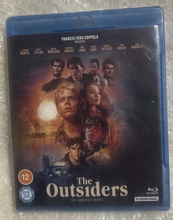 The Outsiders The Complete Novel (Bluray, 2021) Region B Brand New