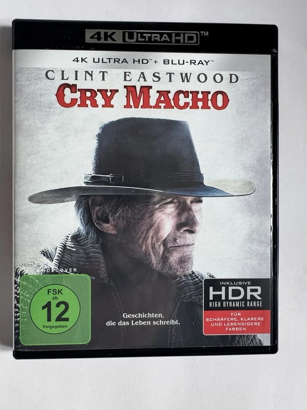 Cry Macho (4K UHD) CLINT German packaging with English audio Brand New