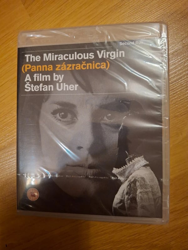 The Miraculous Virgin Blu Ray Second Run Czech Wave Brand New