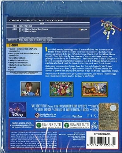 Toy Story 3 La Grande Fuga [Italian Edition] [Region Free] [Bluray] DVD Brand New