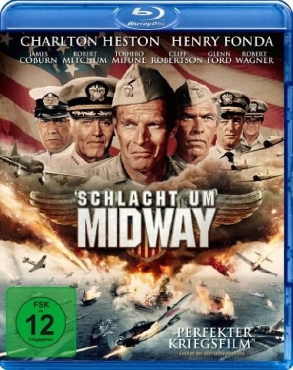 Schlacht um Midway (Bluray) Charlton Heston Henry Fonda James Coburn Glenn Ford Brand New