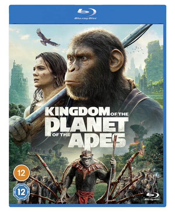 The Kingdom of The Planet Of The Apes (Bluray) Freya Allan Kevin Durand Brand New