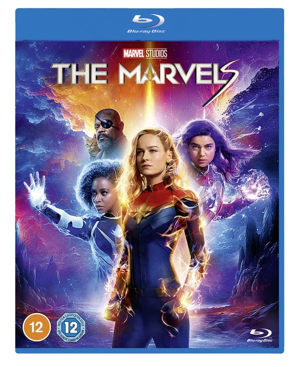 The Marvels (Bluray) Brie Larson Zawe Ashton Zenobia Shroff Teyonah Parris Brand New
