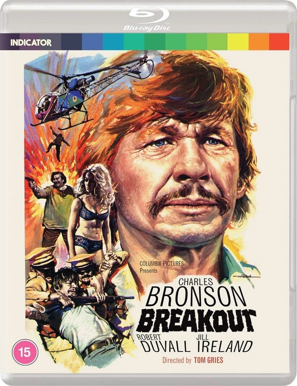 Breakout (Standard Edition) (Bluray) Charles Bronson Jill Ireland Robert Duvall Brand New