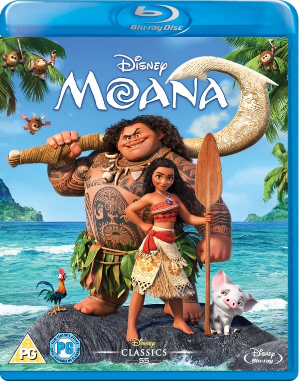 Moana (Bluray) Auli'i Cravalho Dwayne Johnson Rachel House Jermaine Clement Brand New
