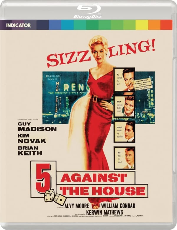 5 Against the House (Standard Edition) (Bluray) Guy Madison Kim Novak Brand New