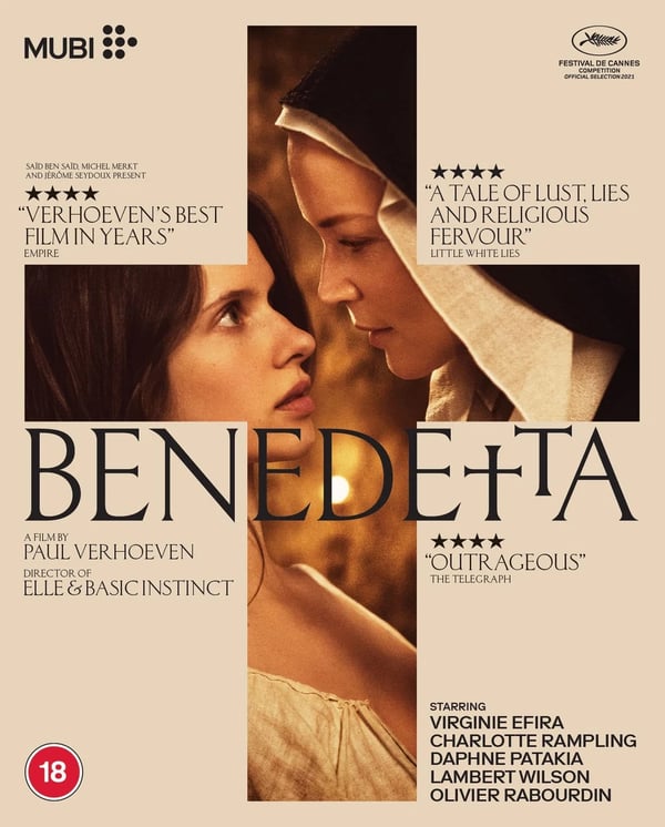 Benedetta (Bluray) Virginie Efira Charlotte Rampling Daphne Patakia Brand New